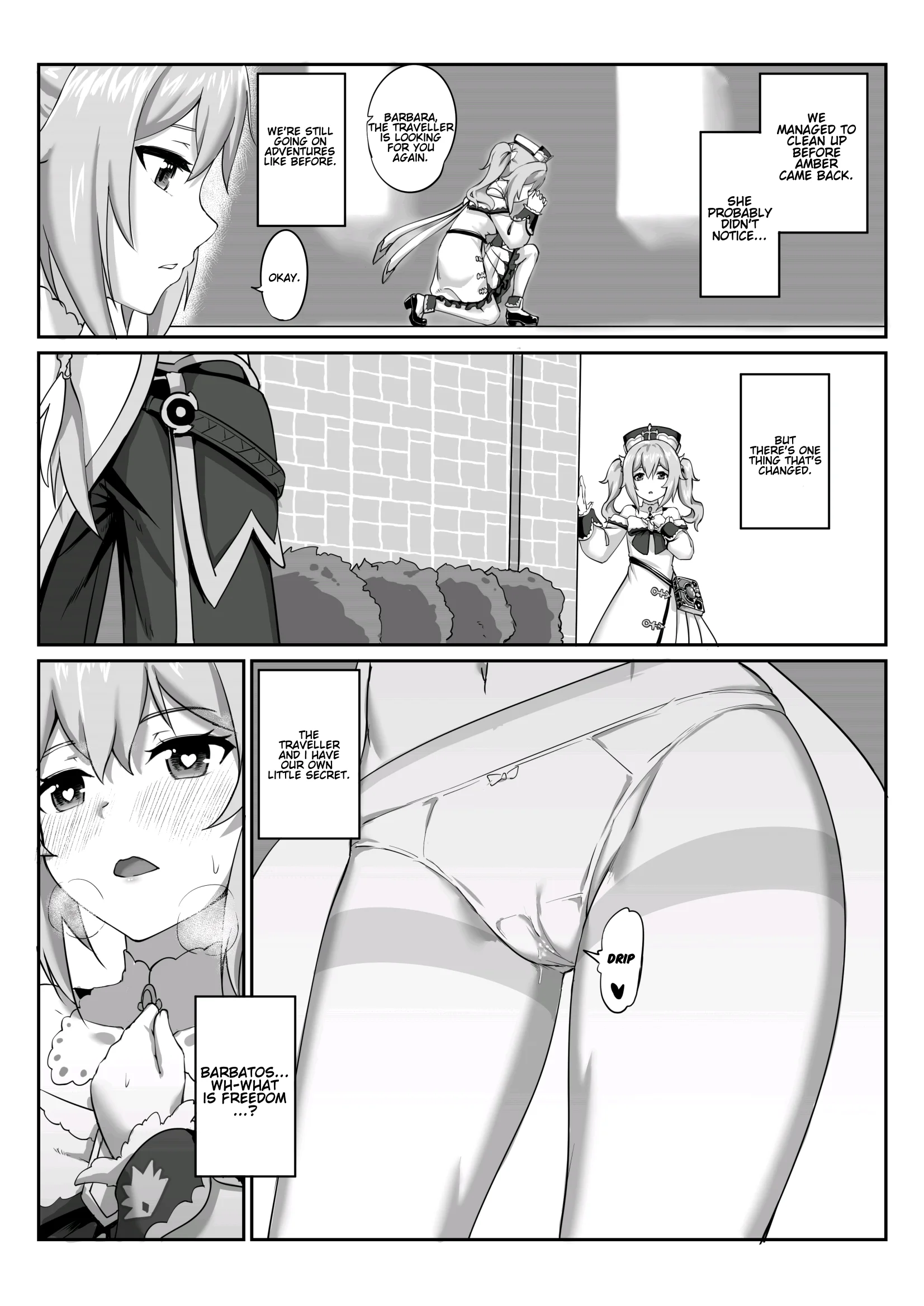 [ENG - DOUJIN] Unknown ~ Barbara Star Dust! Genshin Hentai