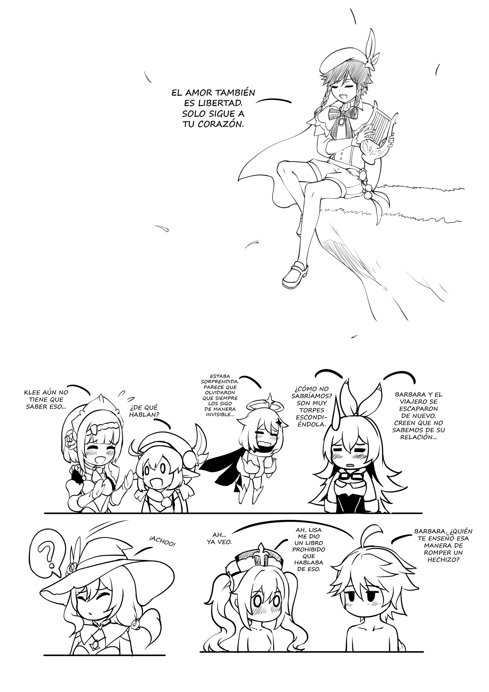 [ESP - DOUJIN] Unknown ~ Barbara Star Dust! Genshin Hentai