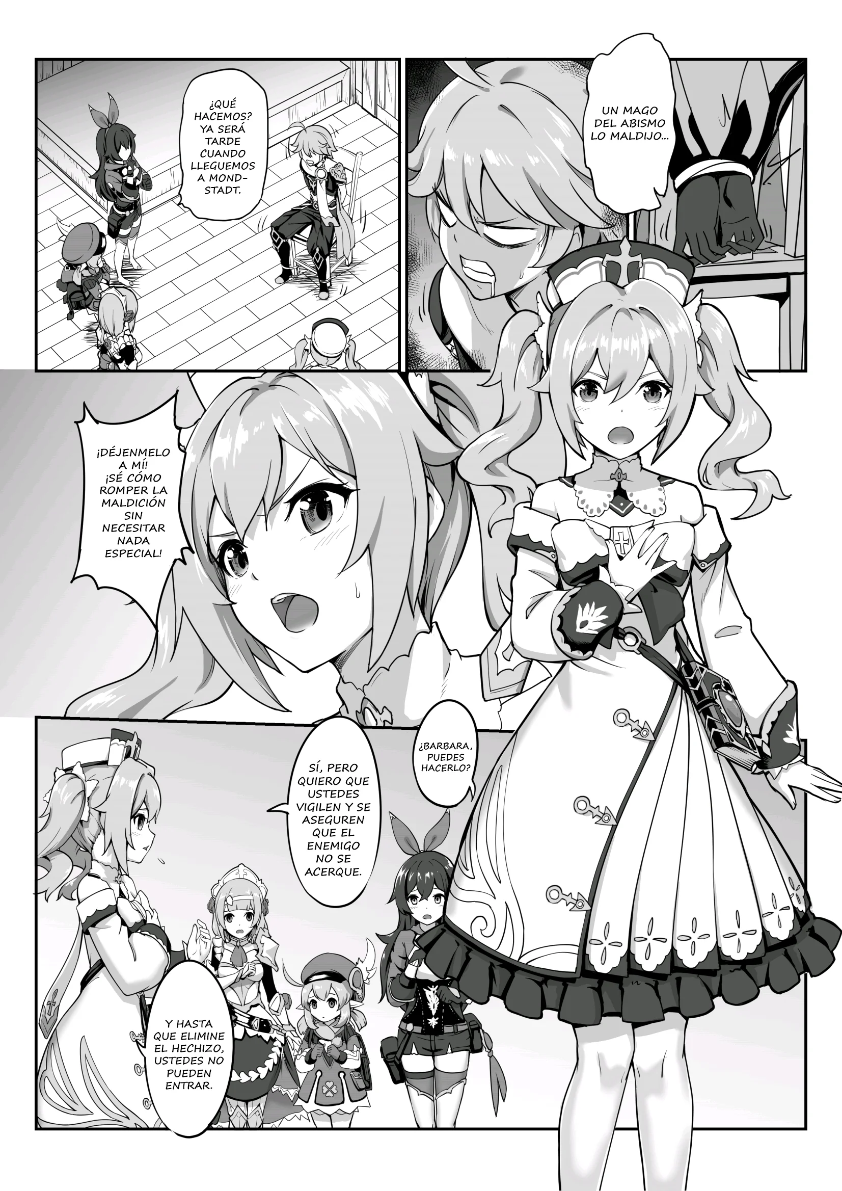 [ESP - DOUJIN] Unknown ~ Barbara Star Dust! Genshin Hentai