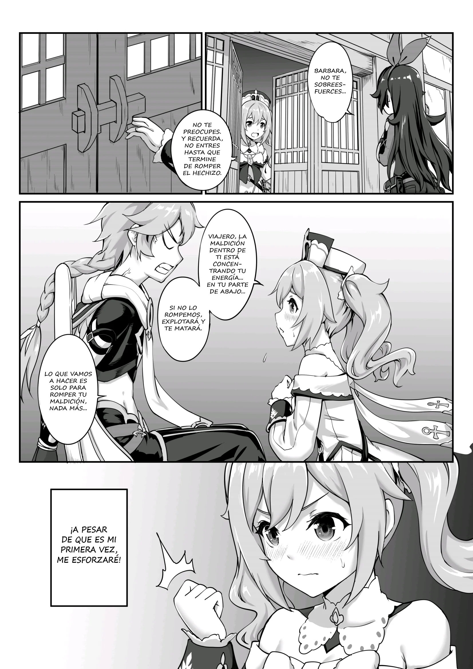 [ESP - DOUJIN] Unknown ~ Barbara Star Dust! Genshin Hentai