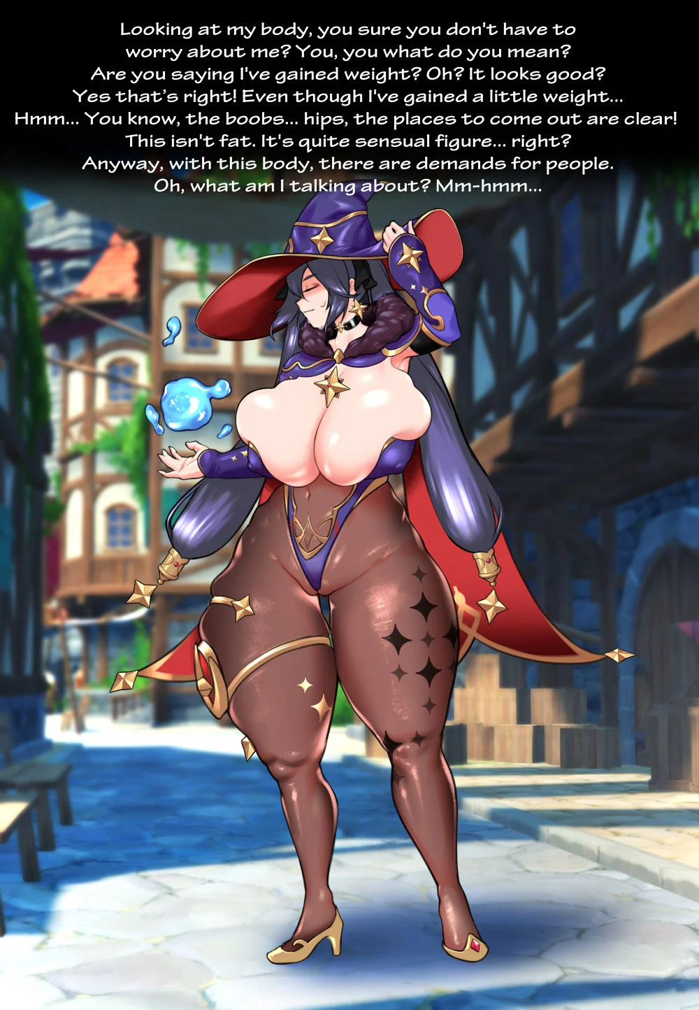 [ENG - DOUJIN] Rod.Wel ~ Slime Mona Genshin Hentai